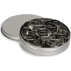 Patisse Numbers, Ausstechformen, Silber