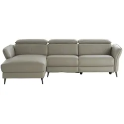 uno Ecksofa mit Relaxfunktion Hedy , beige , Maße (cm): B: 274 H: 78 T: 166.0