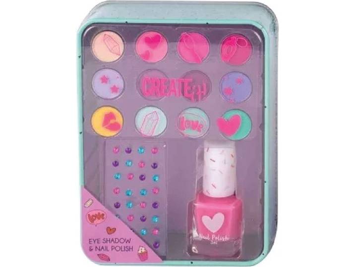 Create it! - Oogschaduw en Nagellak - 12 Kleuren - Meerkleurig