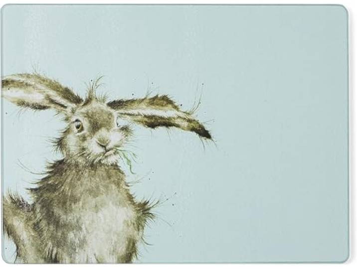 Wrendale Designs - 'Hare-Brained' glazen werkblad Saver