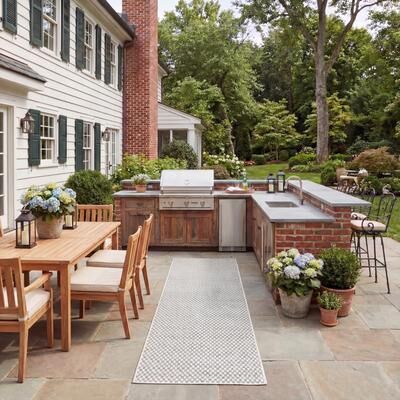 SAFAVIEH Sisal All-Weather Onorina Transitional Indoor/Outdoor Rug