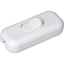 Kopp 191317000 Schnurschalter mit Zugentlastung Weiß 1 x Aus/Ein 2 A 1 St.