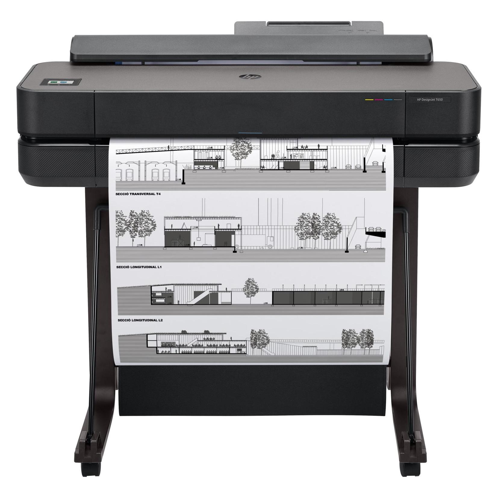 HP DesignJet T650 (Thermodirekt / Thermotransfer, Farbe) (5HB08D#B19)