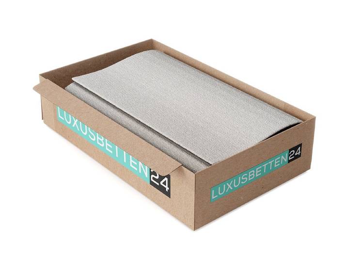 Extra Bezug für Sofa Lazy in Bouclé - Hellgrau - Lazy 3 Sitzer - Bouclé - Luxusbetten24