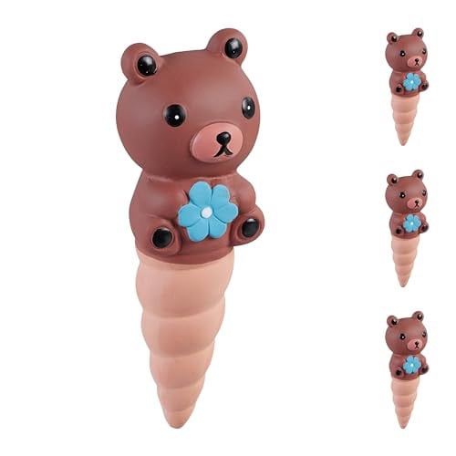 Relaxdays Waterdruppelaar Soaker, Set van 4, Keramiek, Meerkleurig