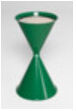 VAR Cendrier sur pied vert (1161)