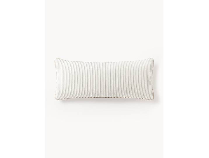 Coussin long en velours côtelé Kylen