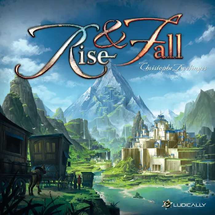 Rise and Fall 3D Strategic Board Game by Bombyx, Ages 10+, 2-4 Players
