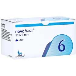 Novofine Nadeln 31 G 6 mm 100 St