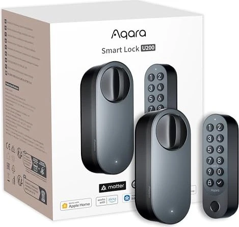 AQARA Smart Lock U200 Kit (Rev 2025), schwarz