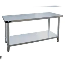 El fumi -ARBEITSTISCH  Werkbank, Industrie-Edelstahl zentral 2000 x 600 x 850 mm