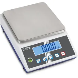 KERN Präzisionswaage PCB 6000-1 Laborwaage Wägeplatte 150x170 mm max. 6000 g