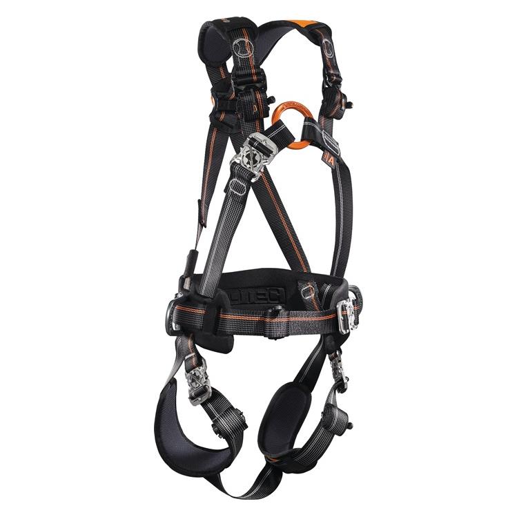 Skylotec Auffanggurt Ignite Trion EN361:2002 schwarz/orange/anthrazit für Kleidergrösse M/XXL (Auffanggurt, 140 kg) (G-1131-M-M/XXL)