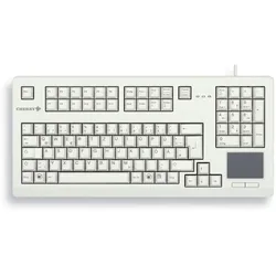 CHERRY Advanced Performance Line TouchBoard G80-11900 kabelgebundene Tastatur mit Touchpad (USB, hellgrau)