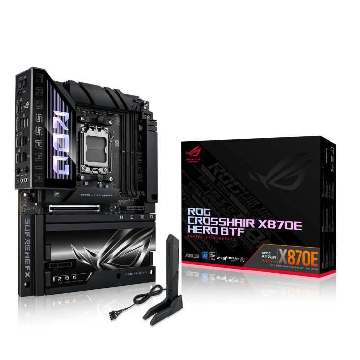 ASUS ROG Crosshair X870E HERO BTF WIFI ATX Mainboard - Sockel AM5