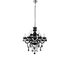 SalesFever »Luxe« Kronleuchter 9-flammig schwarz