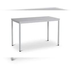 CEHA Besprechung- und Mehrzwecktisch 140 x 80 cm mit Gestell in lichtgrau und Dekor lichtgrau