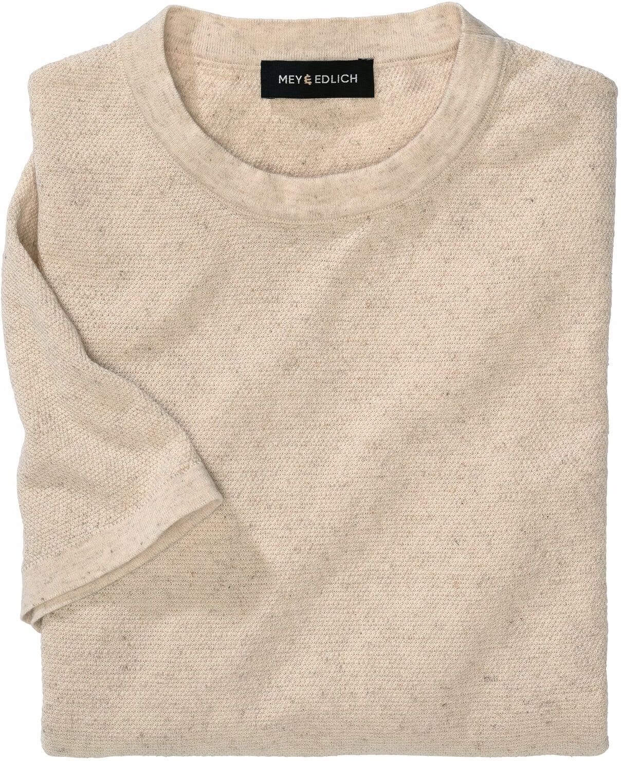 Mey & Edlich Two-Tone-T-Shirt Beige 54