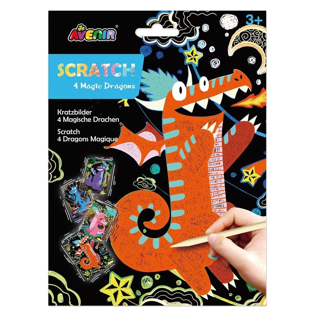 Avenir Kratzbilder Drachen (6920773315702-6920773315702)