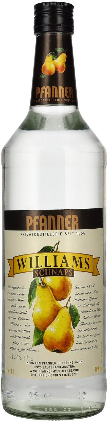 Pfanner Williams Schnaps 36% Vol. 1l
