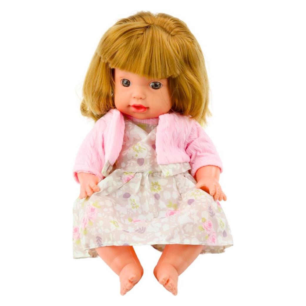 Lean Toys Lean Baby-Puppe Mit Trinkflasche Kleid Puderrosa Klänge 30Cm (66583728)