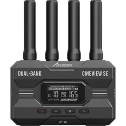 Accsoon CineView SE TX (350 m, HDMI 1.4a, HDMI 2.0), Wireless Transmitter, Schwarz