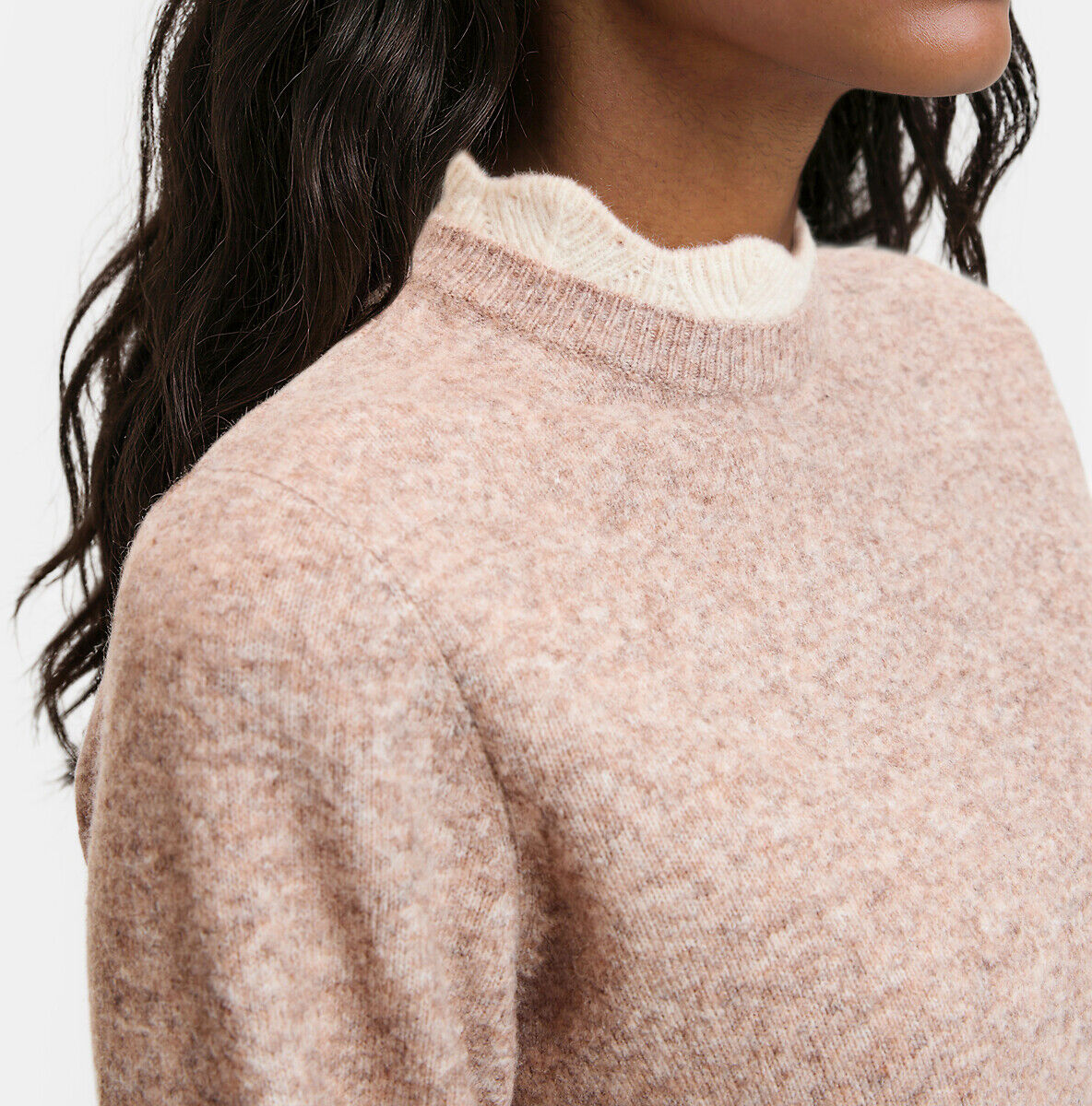 LA REDOUTE COLLECTIONS Pull avec détails fantaisie au col