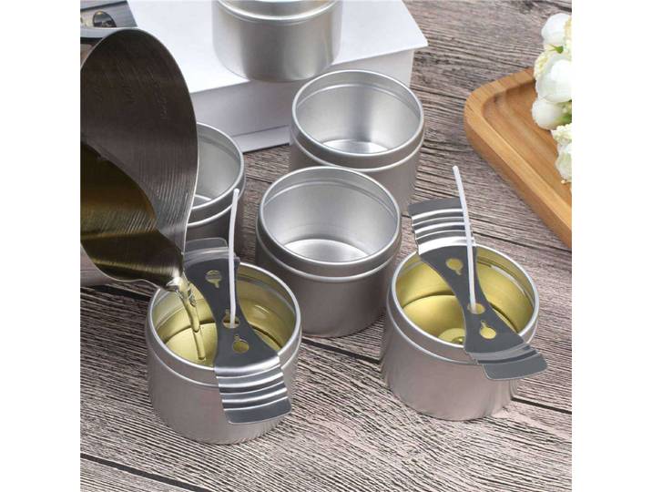 Boîte à bougies CYCLI-90 pièces, 4 Oz, conteneurs de bougies pour la fabrication de bougies, récipient de bougies, outils de fabrication de bougies faits à la main