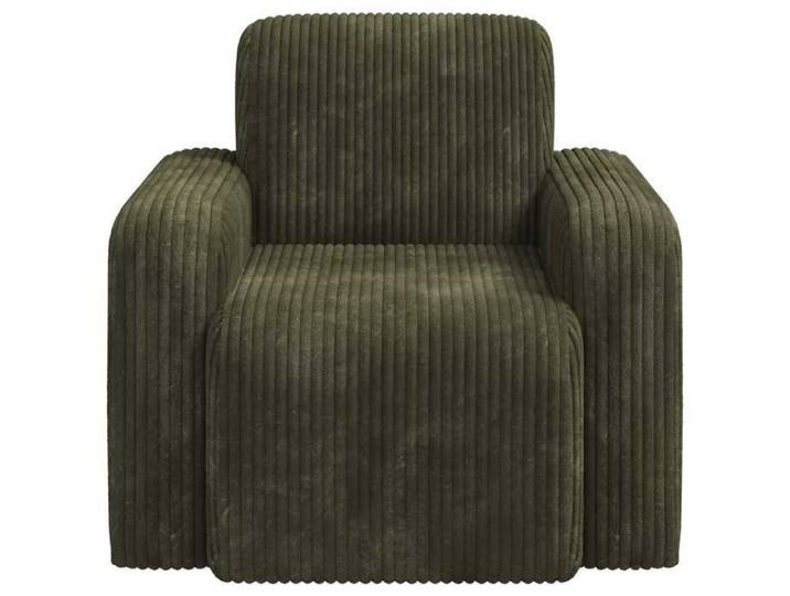 VENTE-FLASH Fauteuil Vert velours côtelé avec manuel de montage(5988468) VIDAXL