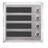 Urmet FRONTALE  4 PULSANTI PER KIT  968/104