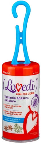 LOVEDI Spazzola Adesiva Antiacaro 60 Strappi 1 PZ
