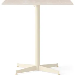 Nook Star Base Ceramic Tisch, quadratisch, 73 cm, cremefarbenes Gestell