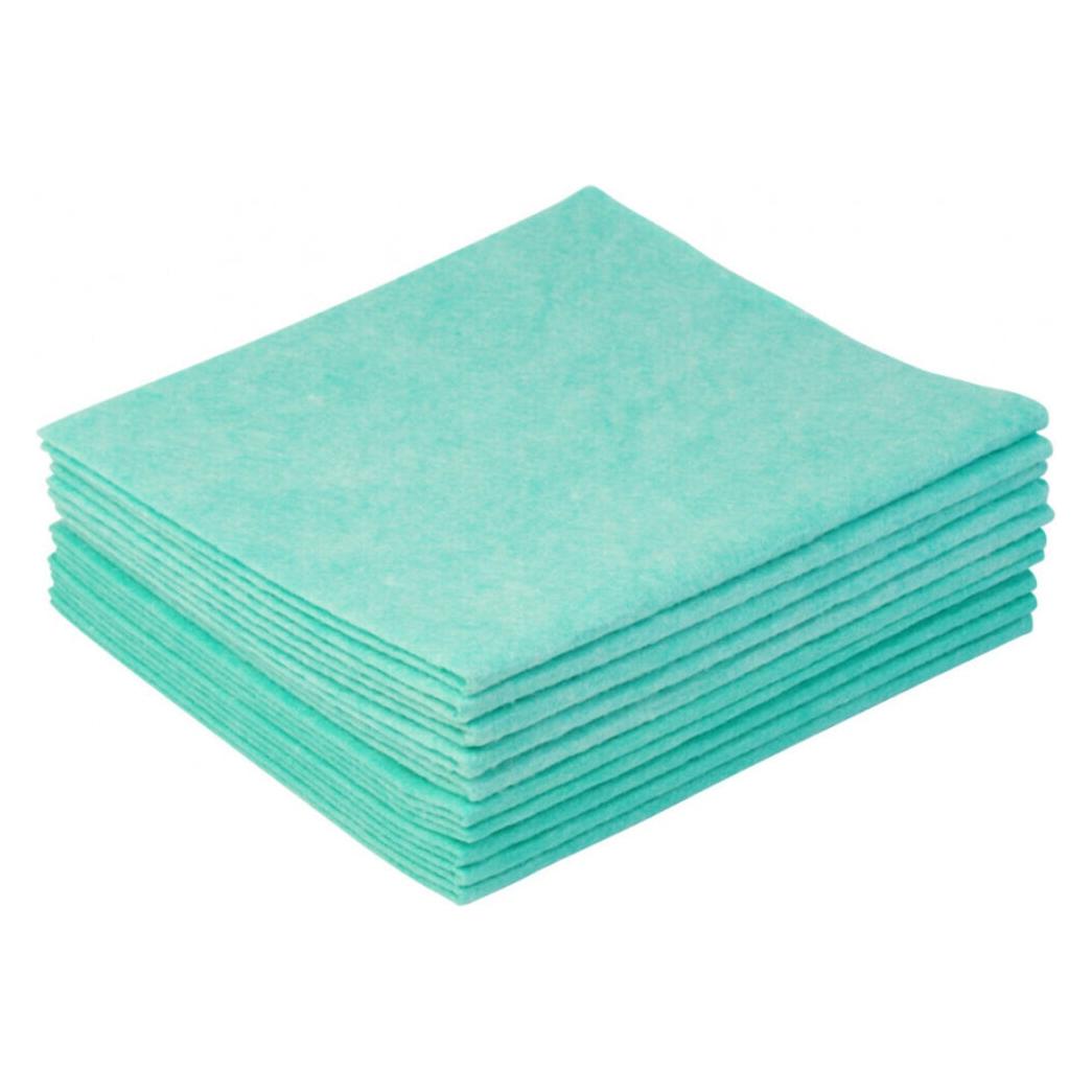 Meiko Thermovliestuch glatt grün 38x40cm (10 Stk.) (220002143)
