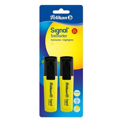 Pelikan Textmarker Signal Leuchtgelb, 2er Set