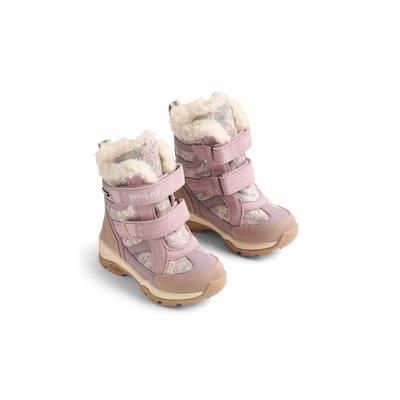 Stiefel WHEAT "WHEAT Winterboot Trailor Tex", Mädchen, Gr. 28, dry rose flowers, Leder, unifarben, Schuhe Stiefel