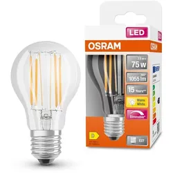 Osram LED-Birne E27/7,5 Watt/Energie D Glas