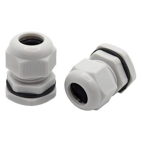 Tecline Kabelverschraubungen PG13,5, IP68, grau, VPE: 10 Stück (PG-13.5-GR)