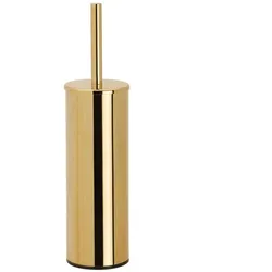 Brillantbad BILLO WC-Bürstengarnitur Messing Gold poliert 105x95x380 mm für Bad & WC >> zum Bohren