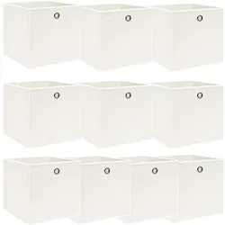 vidaXL, Aufbewahrungsbox, Valenen (10 Stück) (10x, 32 x 32 x 32 cm)