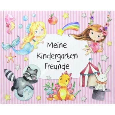 Freundebuch - Meine Kindergartenfreunde - Design 3 - rosa Cover, von , Papierdrachen GmbH