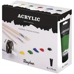 Rayher Acrylfarben farbsortiert