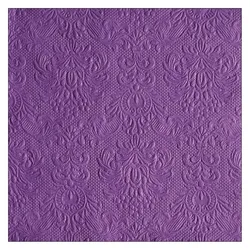 Ambiente, Servietten, Serviette "Elegance" purple 33 x 33 cm 15er Packung (33 x 33 cm)