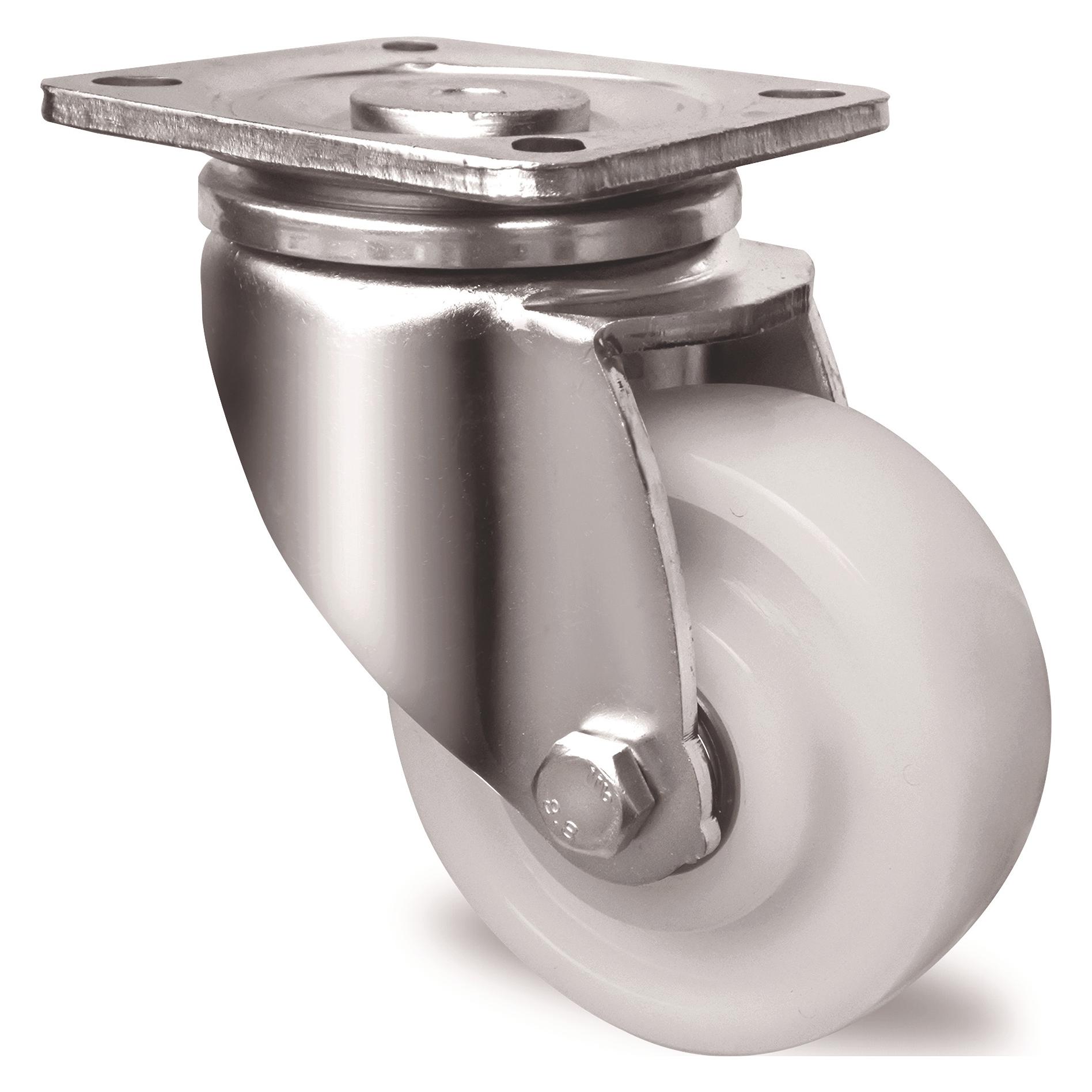 Tecwerk Schwerlast-Lenkrolle Rad-Ø 125 mm Tragfähigkeit 700 kg Kunststoff Platte L100xB85 mm Farbe Rolle... (2000276080)