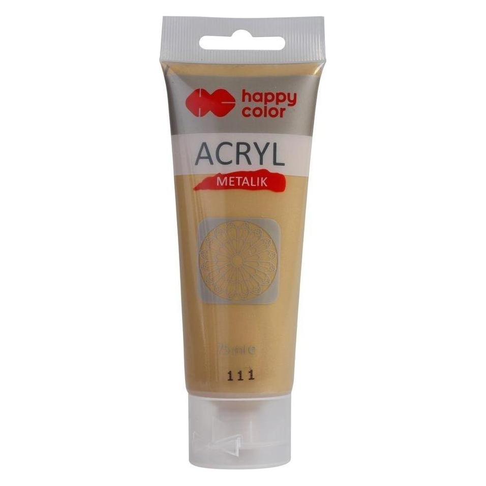 GDD Acrylfarbe 75 ml Metallic-Gold HAPPY COLOR (75 ml) (41929289)