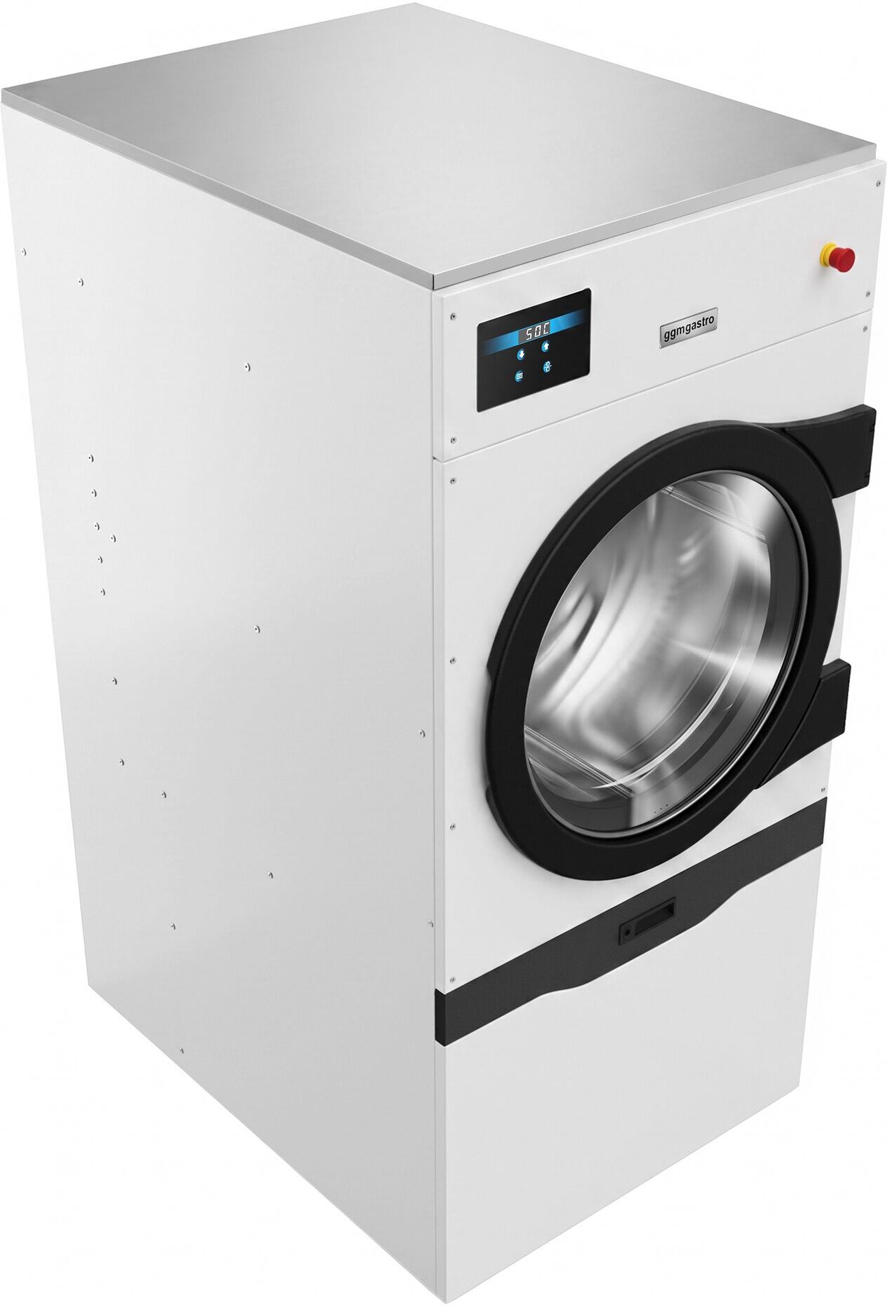 GGM Gastro Professionele elektrische wasdroger met luchtafvoer - 14kg - Touchscreen zilver