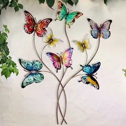 Wand Bild Objekt Schmetterling Außen Dekoration Design Terrassen Balkon Behang