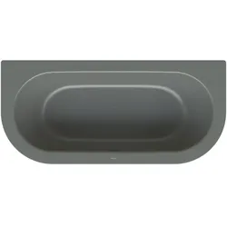 BetteStarlet I Silhouette Badewanne, 1850x850x420 mm, Smoke, glasierter Titan-Stahl, 2-Sitzer, Schürzen-Badewanne
