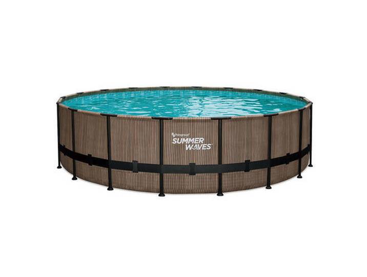 Pool Pgp4E01852B, Teakfarben, Kunststoff, 132 cm, Freizeit & Co, Pools & Wasserspaß, Pools, Aufstellpools