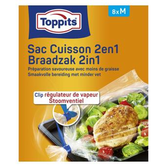 Toppits Brat- und Dampfbeutel 2-in-1 8 Stück (33174732)