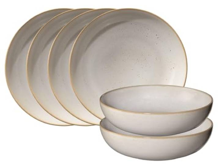 ASA Selection SAISONS Pastateller Sand 21 cm Set6